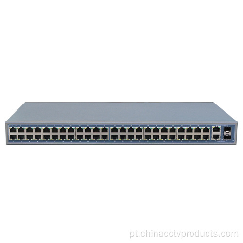 48port 10/100Mbps Melhor poder sobre o interruptor Ethernet Poe